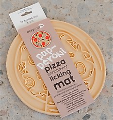 Dexypaws Enrichment Lick Mat Pup-peroni Pizza Dog Slow Feeder slide 2 of 6