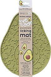 Dexypaws Enrichment Lick Mat Avocado Dog Slow Feeder