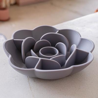 Show full view: Dexypaws Flower Slow Feeder, Grey slide 2 of 6