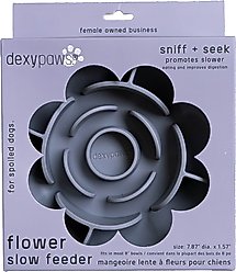 Dexypaws Flower Slow Feeder, Grey