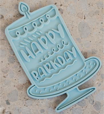 Show full view: Dexypaws Enrichment Lick Mat Seafoam Bark Day Bash Dog Slow Feeder slide 2 of 7