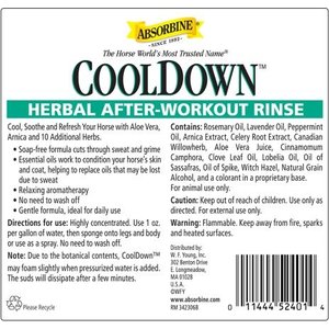 Absorbine Cooldown Herbal After-Workout Sore Muscle Horse Rinse, 32-fl oz jug