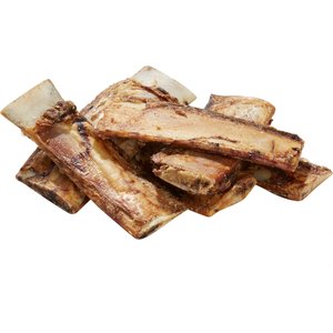 Bones & Chews Made in USA Beef Rib Bone 6" Dog Treat, 6 count
