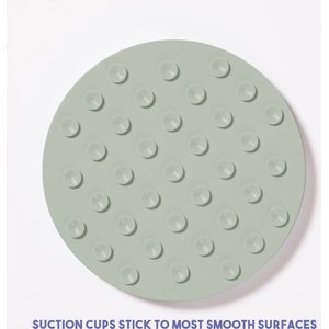 Awoo Paradise Silicone Dog & Cat Lick Mat & Slow Feeder, Sage