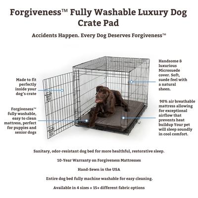 Show full view: Snoozer Pet Products Forgiveness Microsuede Dog & Cat Crate Pad, Sapphire, 36-in slide 6 of 6
