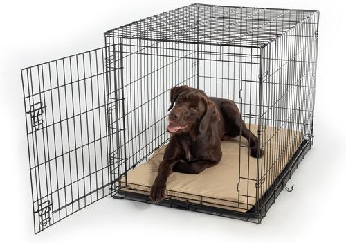 Show full view: Snoozer Pet Products Forgiveness Microsuede Dog & Cat Crate Pad, Buckskin, 36-in slide 2 of 6