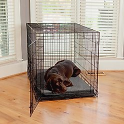 Snoozer Pet Products Forgiveness Premium Microsuede Dog & Cat Crate Pad, Merlin Pewter, 48-in