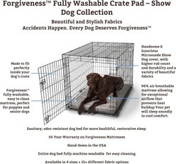 Snoozer Pet Products Forgiveness Premium Microsuede Dog & Cat Crate Pad, Merlin Pewter, 48-in slide 2 of 6