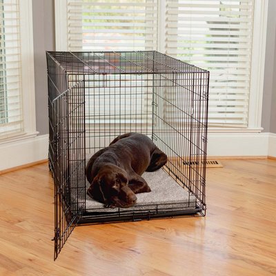 Snoozer Pet Products Snoozer Pet Products Forgiveness Premium Microsuede Dog & Cat Crate Pad, Merlin Linen, 36-in