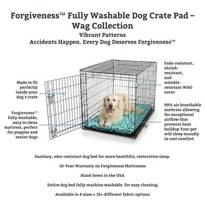 Show full view: Snoozer Pet Products Forgiveness Indoor/Outdoor Dog & Cat Crate Pad, Ramey Oxford, 48-in slide 3 of 6