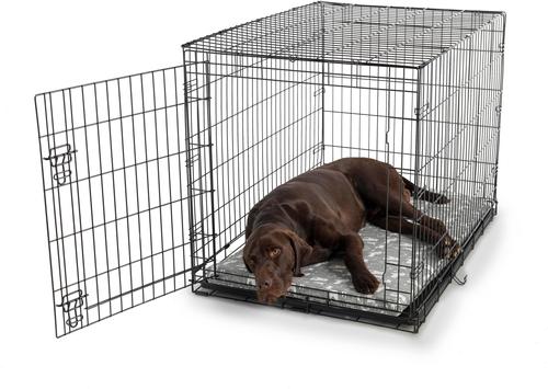 Show full view: Snoozer Pet Products Forgiveness Indoor/Outdoor Dog & Cat Crate Pad, Pedigree Storm, 24-in slide 2 of 6