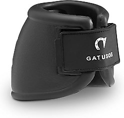Gatusos by ThinLine Deluxe Horse Bell Boots, Black, Large