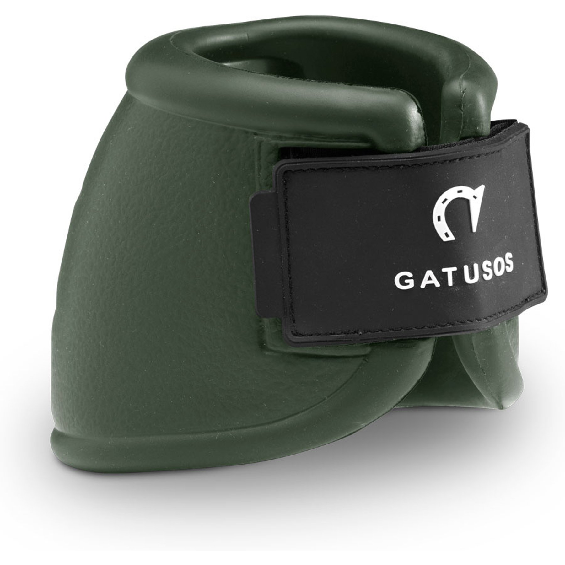 Gatusos by ThinLine Deluxe Horse Bell Boots, Green, X-Large