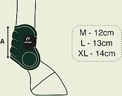 Gatusos by ThinLine Deluxe UltraLight Fetlock Boot, Black, Large slide 2 of 5