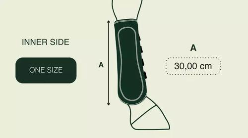 Show full view: Gatusos by ThinLine Royal Dressage Hind Horse Boots, Brown slide 5 of 5