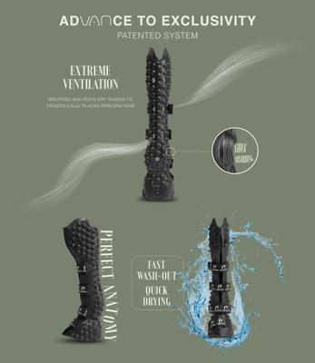 Show full view: Gatusos by ThinLine UltraLight Comfortravel Front Horse Boots, Black slide 5 of 5