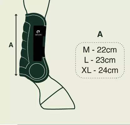 Show full view: Gatusos by ThinLine Deluxe UltraLight Front Horse Boot, Black, X-Large slide 4 of 4