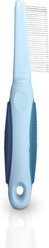 Ocean Plastic by PT Single-Sided Pin Dog & Cat Comb, Blue