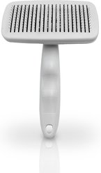 Ocean Plastic by PT Self-Cleaning Slicker Dog & Cat Brush, Beige