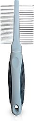 Ocean Plastic by PT Double-Sided Pin Dog & Cat Comb, Gray
