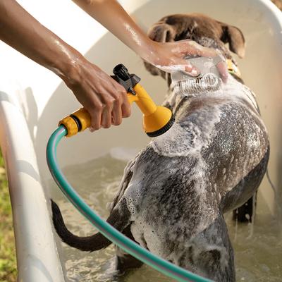 Show full view: Ocean Plastic by PT Eco-Friendly Soap Dispensing Dog & Cat Scrub Brush, Color Varies slide 3 of 7