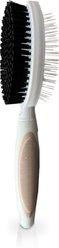 Ocean Plastic by PT Double-Sided Round Grooming Dog & Cat Brush, Beige