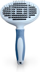Ocean Plastic by PT Self-Cleaning Pin Slicker Dog & Cat Brush, Blue slide 1 of 7