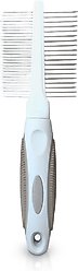 Ocean Plastic by PT Double-Sided Pin Dog & Cat Comb, Beige