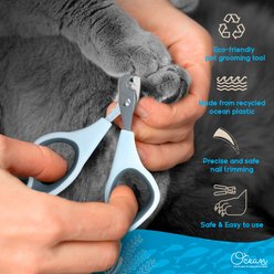 Ocean Plastic by PT Dog & Cat Nail Clipper, Gray slide 2 of 7