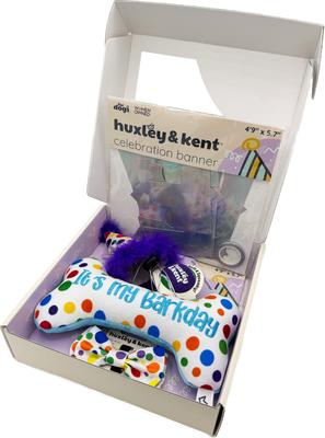 Show full view: Huxley & Kent Celebration Box Happy Barkday Dog Plush Toy, Large slide 3 of 7