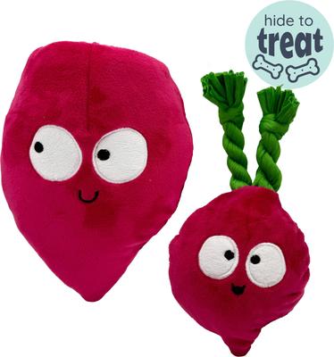 Show full view: Huxley & Kent Pop 'N Fetch Beet Dog Plush Toy, Large slide 2 of 9