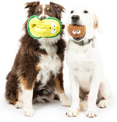 Show full view: Huxley & Kent Pop 'N Fetch Avocado Dog Plush Toy, Large slide 8 of 9