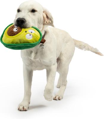 Show full view: Huxley & Kent Pop 'N Fetch Avocado Dog Plush Toy, Large slide 6 of 9
