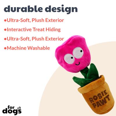 Show full view: Huxley & Kent Seek 'N Treat Rosie Pawt Dog Plush Toy, Small slide 4 of 8