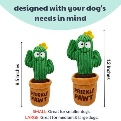 Show full view: Huxley & Kent Seek 'N Treat Prickly Pawt Dog Plush Toy, Small slide 4 of 9