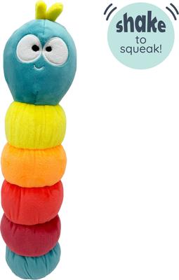 Show full view: Huxley & Kent Fetchies Caterpillar Dog Plush Toy, Small slide 2 of 9