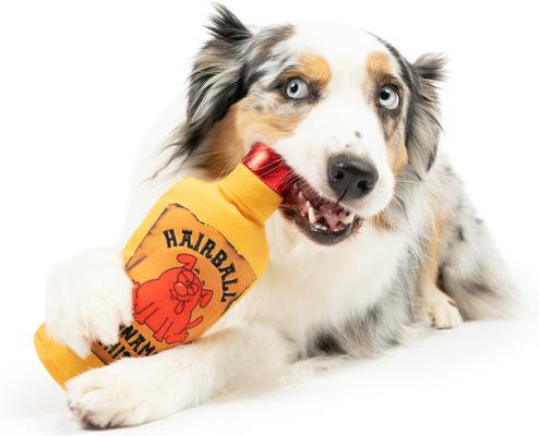 Show full view: Huxley & Kent Hairball Cinnamon Whisky Dog Power Plush Toy, Large slide 8 of 9