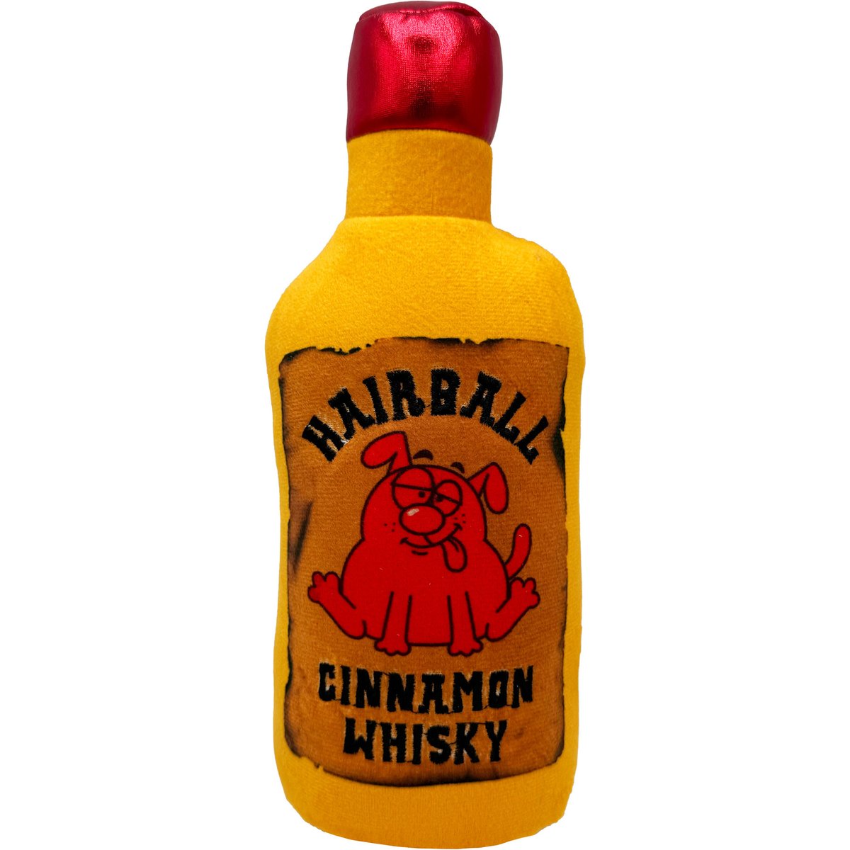 Huxley & Kent Hairball Cinnamon Whisky Dog Power Plush Toy, Large