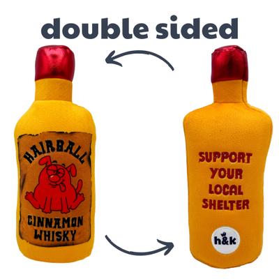 Show full view: Huxley & Kent Hairball Cinnamon Whisky Dog Power Plush Toy, Large slide 2 of 9
