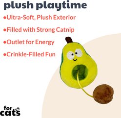Huxley & Kent Popper Avocado Plush Cat Toy slide 2 of 8