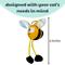 Show in main carousel: Huxley & Kent Chirpy Bumble Bee Plush Cat Toy slide 4 of 7