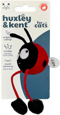 Show full view: Huxley & Kent Chirpy Ladybug Plush Cat Toy slide 5 of 6