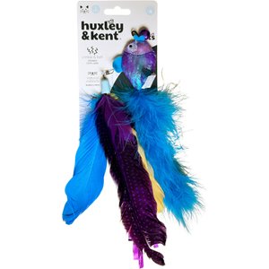 Huxley & Kent Fishy Feather Cat Teaser Toy Refill, 2 count