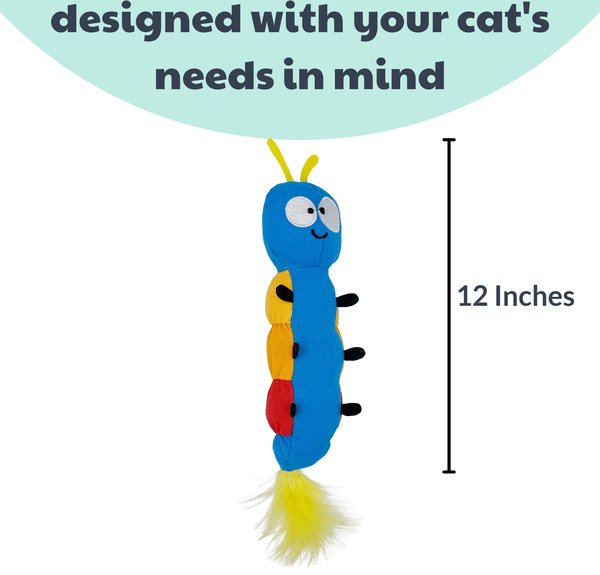 Huxley & Kent Caterpillar Kicker Cat Plush Toy