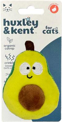 Show full view: Huxley & Kent Popper Avocado Plush Cat Toy slide 6 of 8