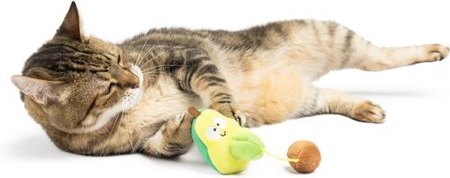 Show full view: Huxley & Kent Popper Avocado Plush Cat Toy slide 5 of 8