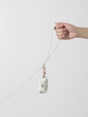 Show full view: Sunny Tails Waste Dog Poop Bag Dispenser, Pistachio Daisies slide 7 of 8