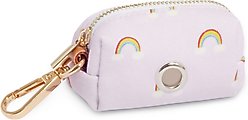 Sunny Tails Waste Dog Poop Bag Dispenser, Rainbows