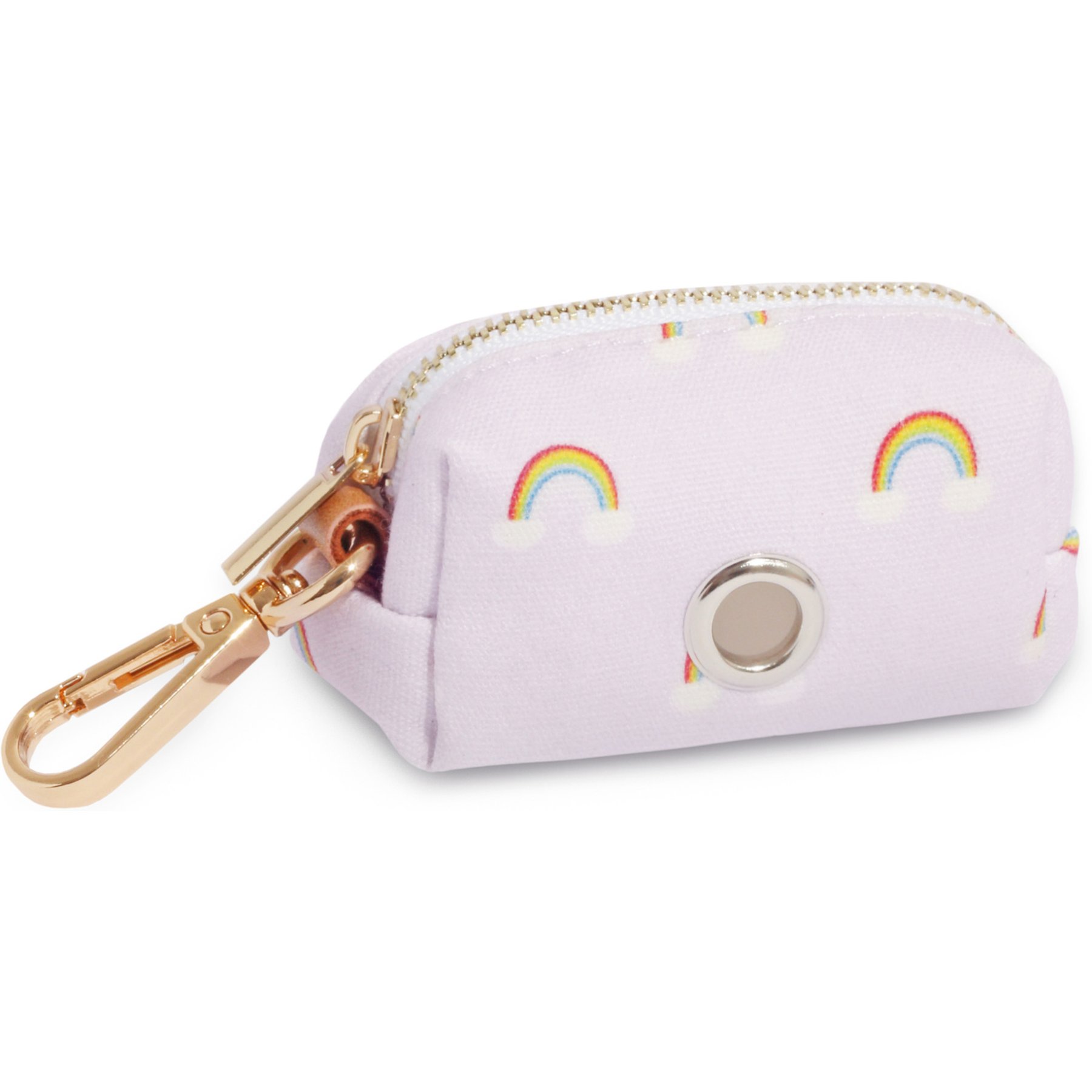Sunny Tails Waste Dog Poop Bag Dispenser, Rainbows