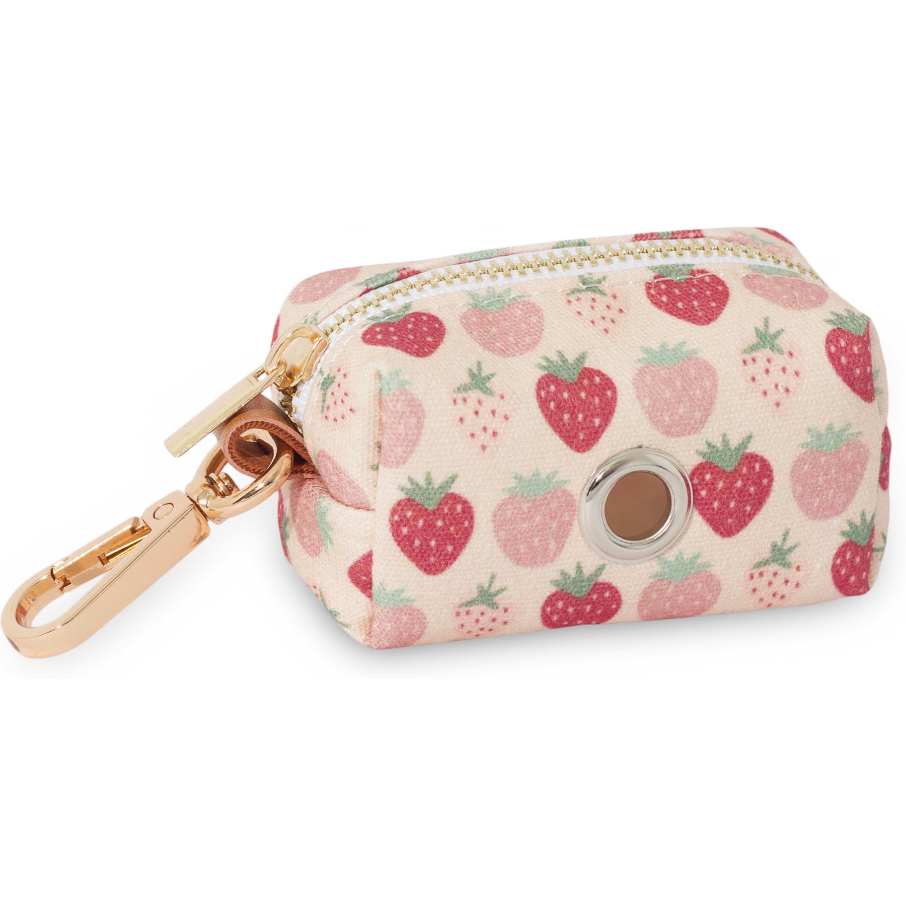 Sunny Tails Waste Dog Poop Bag Dispenser, Strawberries